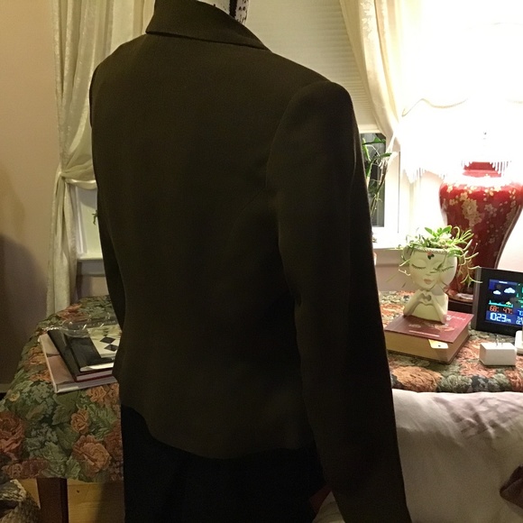 Blacker by Stanley Blacker Women’s Silk Wool Blazer / Jacket Size 10P - Picture 8 of 10